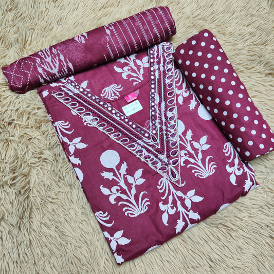 Top Bottom Dupatta Set | TS823