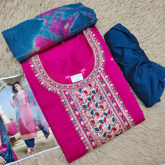 Top Bottom Dupatta Set | TS935