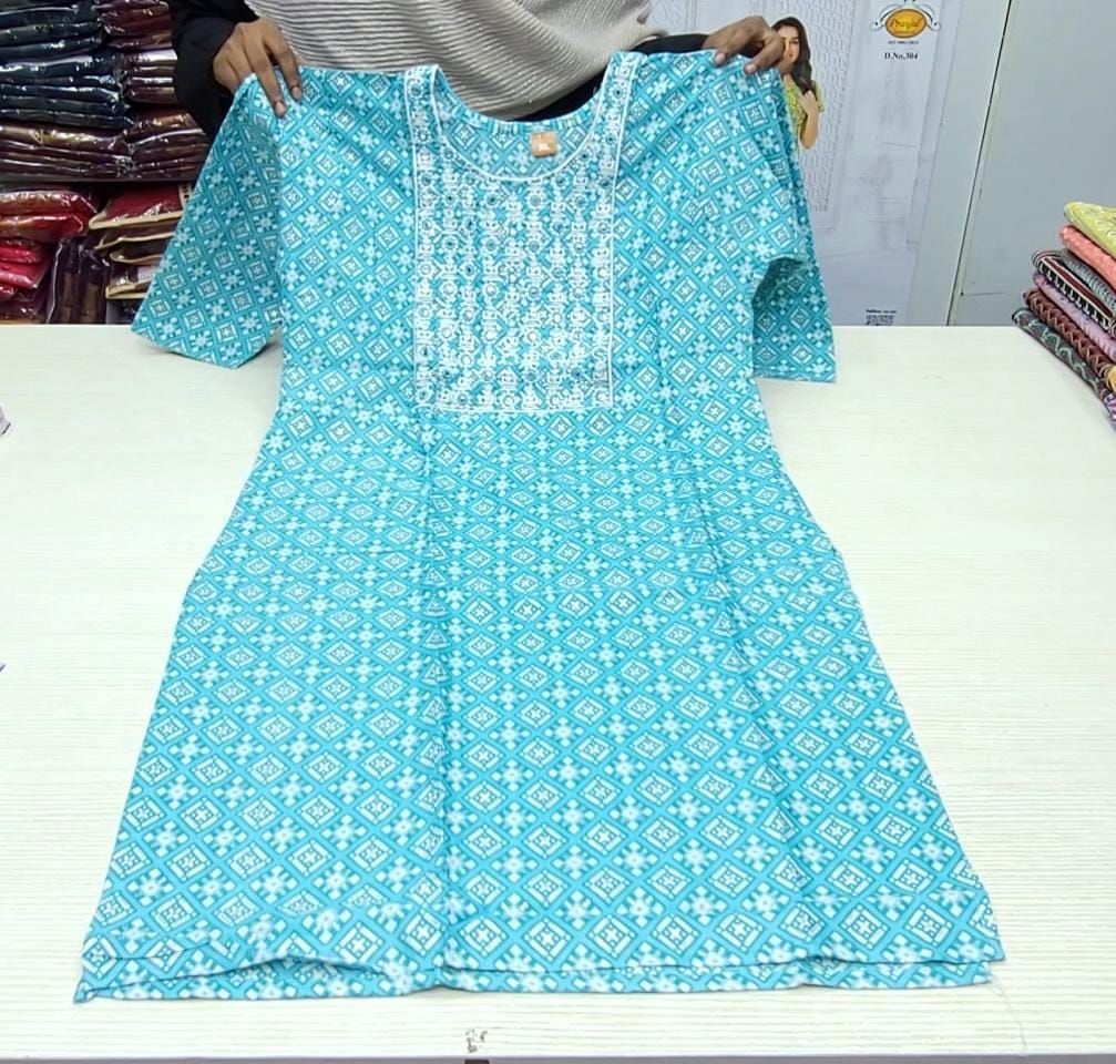 Feeding Side Cut Kurti - Mix Cotton | FK01