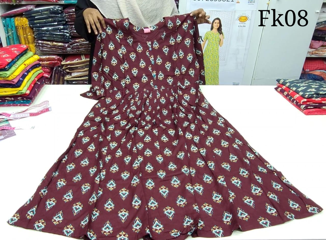 Feeding Umbrella  Kurti | Heavy and Thick Rayon Liva Certified | FK08