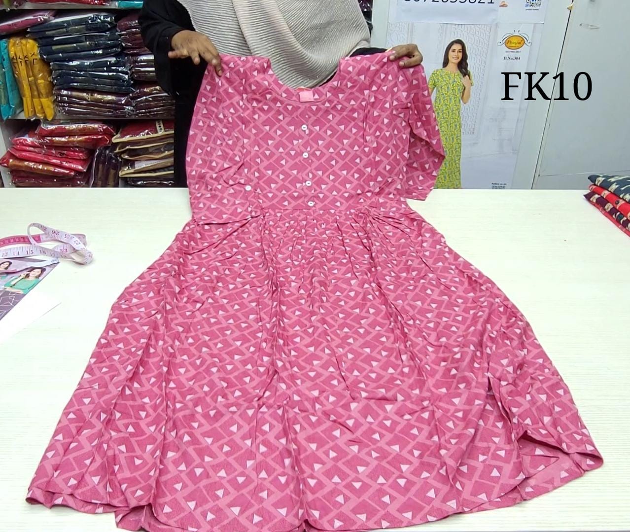 Feeding Umbrella  Kurti | Heavy and Thick Rayon Liva Certified | FK10