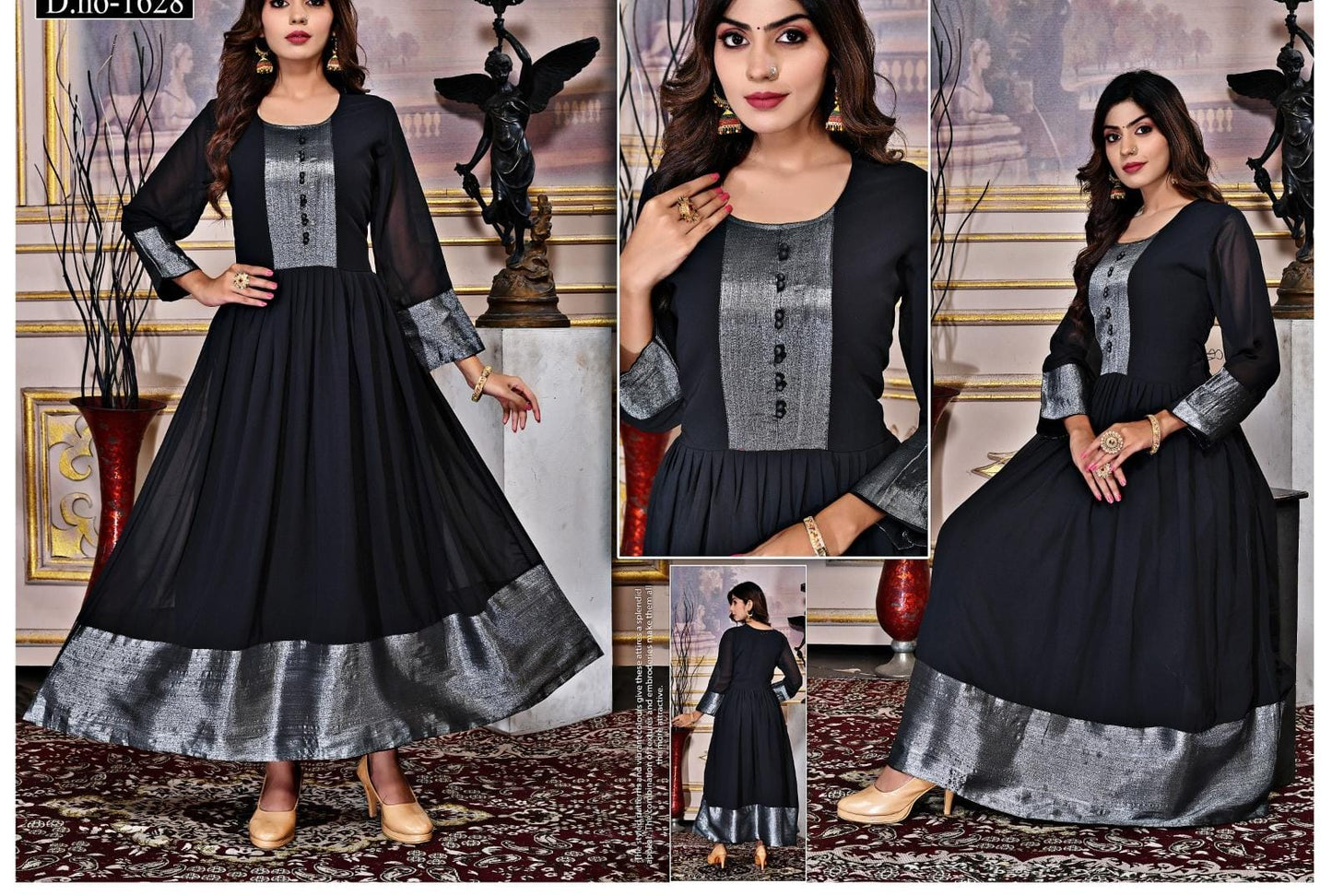 15 Colours 5 Sizes  Trending Anarkali Kurti | 2 Pieces Free shipping | TC01