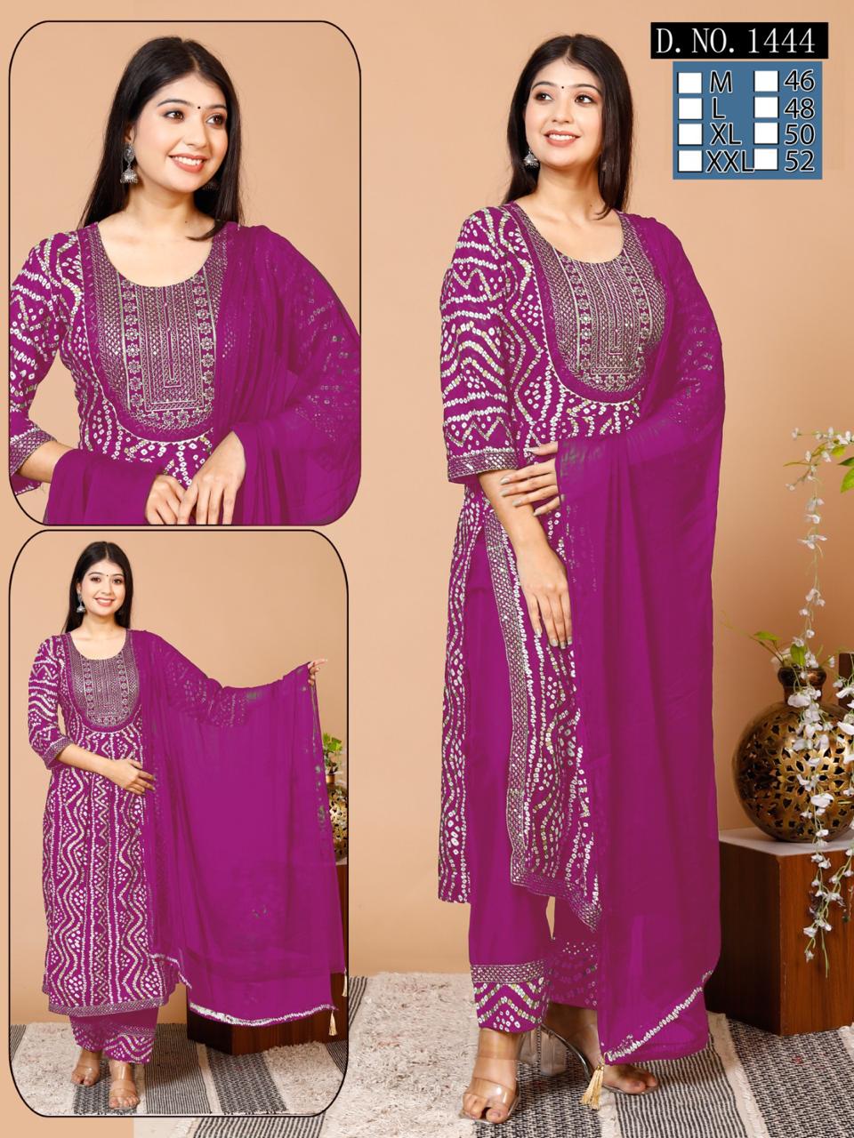 NAIRA CUT | Top Bottom Dupatta Set | NC48