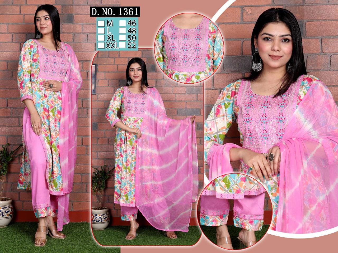 NAIRA CUT | Top Bottom Dupatta Set | NC49