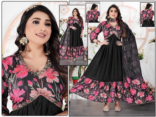 Aaliya CUt | Top WITH Dupatta Set | AC61