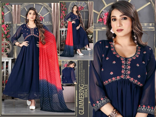 Aaliya CUt | Top WITH Dupatta Set | AC62