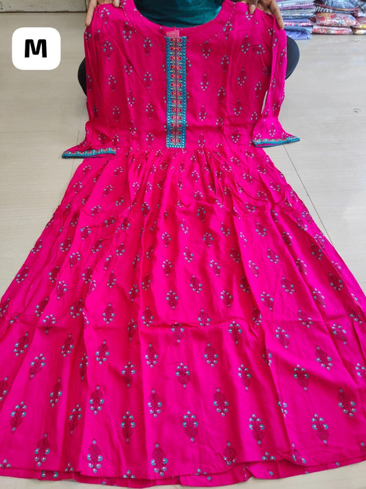 Short Anarkali | LIVA Certified Premium Quality | LV01