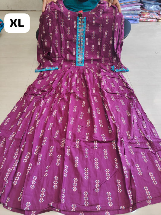 Short Anarkali | LIVA Certified Premium Quality | LV02