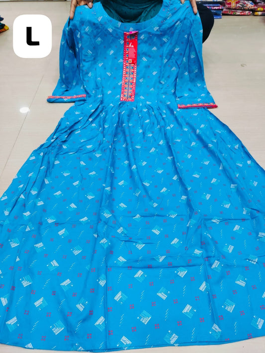 Short Anarkali | LIVA Certified Premium Quality | LV06