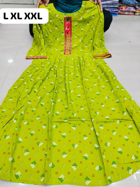 Short Anarkali | LIVA Certified Premium Quality | LV12