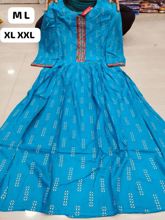 Short Anarkali | LIVA Certified Premium Quality | LV15