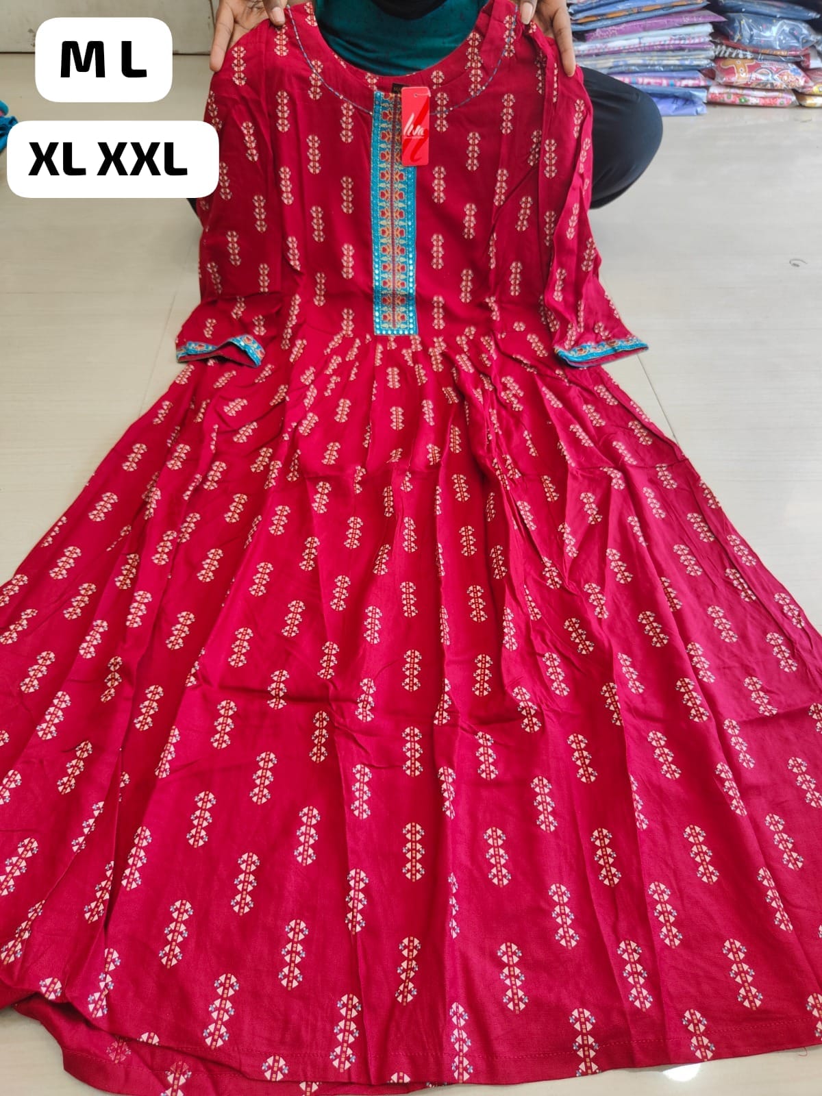 Short Anarkali | LIVA Certified Premium Quality | LV16