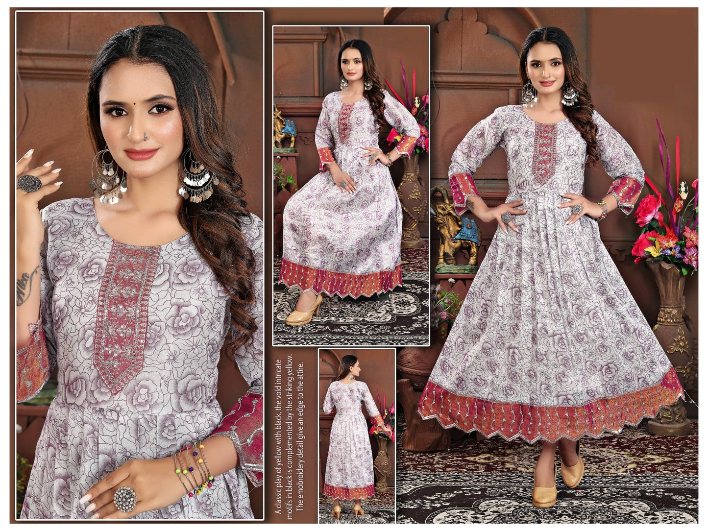 Erode Silk Anarkali Kurti | AK285