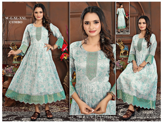 Erode Silk Anarkali Kurti | AK285