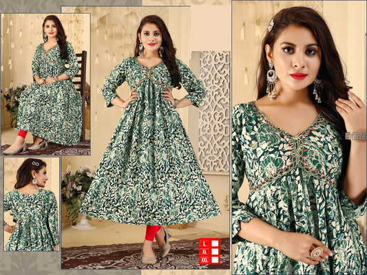 Aaliya Cut Kurti- AC12