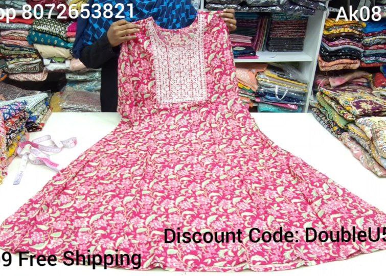 Anarkali Short Umbrella Kurti | AK08