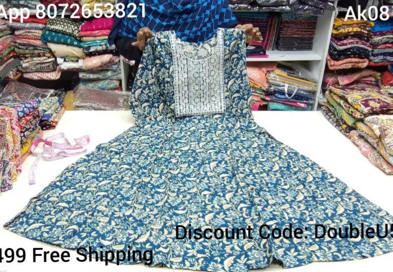 Anarkali Short Umbrella Kurti | AK08