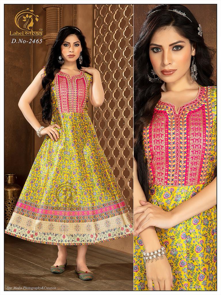 Anarkali Kurti | Taffeta Silk | AK298